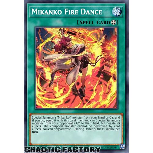 AMDE-EN030 Mikanko Fire Dance Super Rare 1st Edition NM