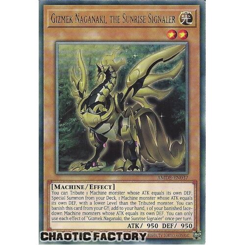 AMDE-EN037 Gizmek Naganaki, the Sunrise Signaler Rare 1st Edition NM