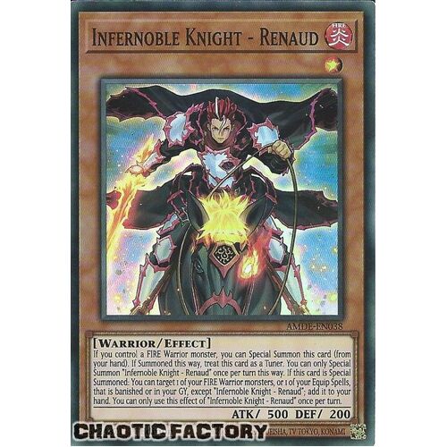 AMDE-EN038 Infernoble Knight - Renaud Super Rare 1st Edition NM