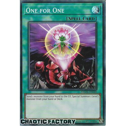 AMDE-EN040 One for One Super Rare 1st Edition NM