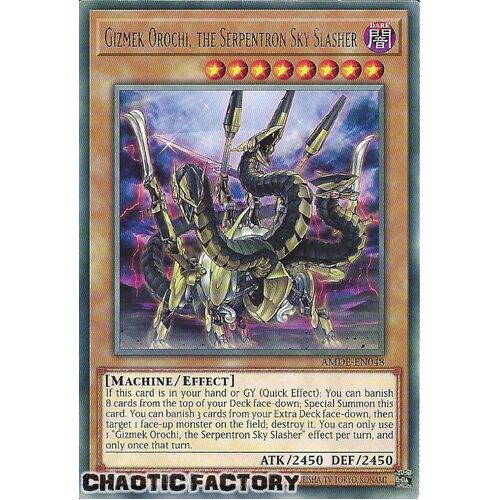 AMDE-EN048 Gizmek Orochi, the Serpentron Sky Slasher Rare 1st Edition NM