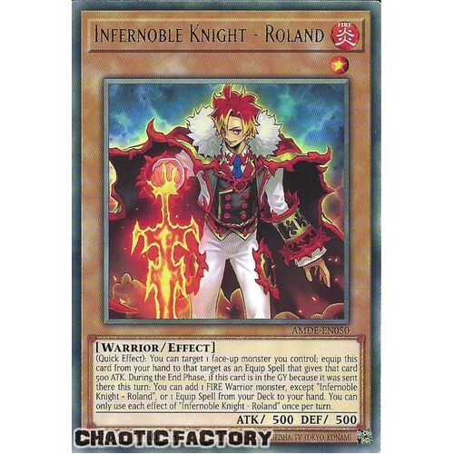 AMDE-EN050 Infernoble Knight - Roland Rare 1st Edition NM