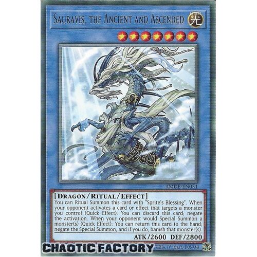 AMDE-EN051 Sauravis, the Ancient and Ascended Rare 1st Edition NM