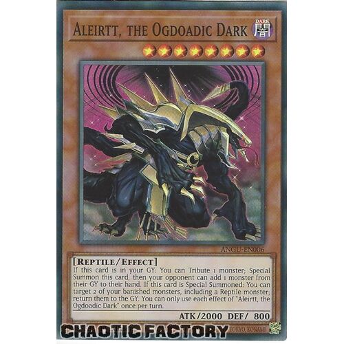 ANGU-EN006 Aleirtt, the Ogdoadic Dark Super Rare 1st Edition NM