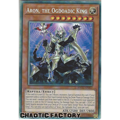 ANGU-EN007 Aron, the Ogdoadic King Collectors Rare 1st Edition NM