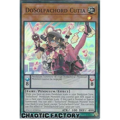 ANGU-EN014 DoSolfachord Cutia Super Rare 1st Edition NM