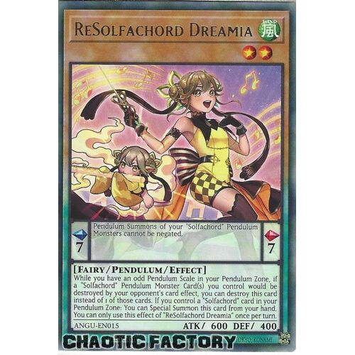 ANGU-EN015 ReSolfachord Dreamia Rare 1st Edition NM