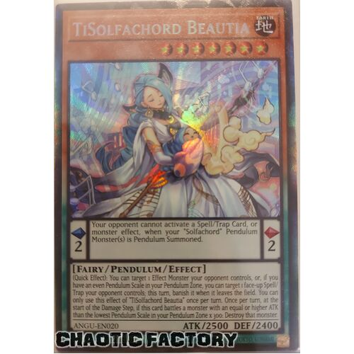 ANGU-EN020 TiSolfachord Beautia Collectors Rare 1st Edition NM