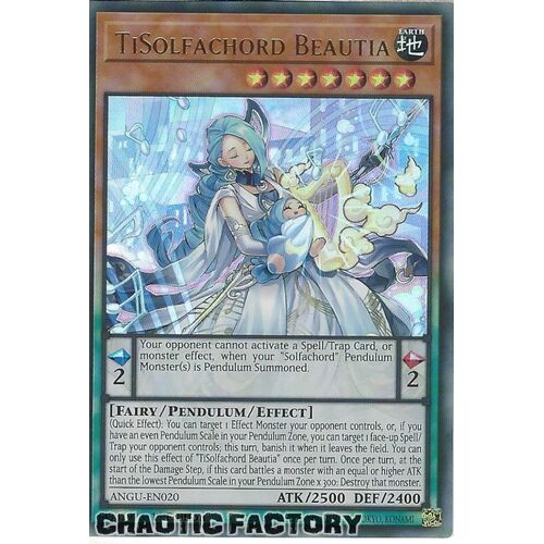 ANGU-EN020 TiSolfachord Beautia Ultra Rare 1st Edition NM