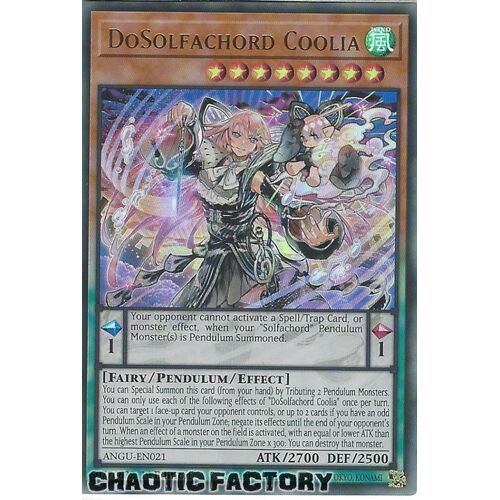 ANGU-EN021 DoSolfachord Coolia Ultra Rare 1st Edition NM
