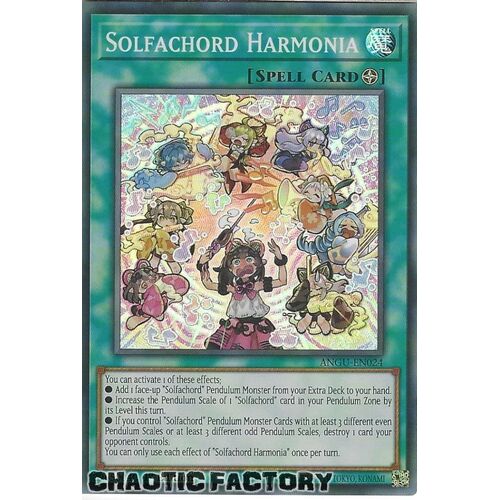 ANGU-EN024 Solfachord Harmonia Super Rare 1st Edition NM