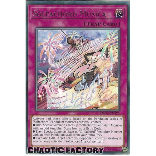 ANGU-EN025 Solfachord Musica Rare 1st Edition NM