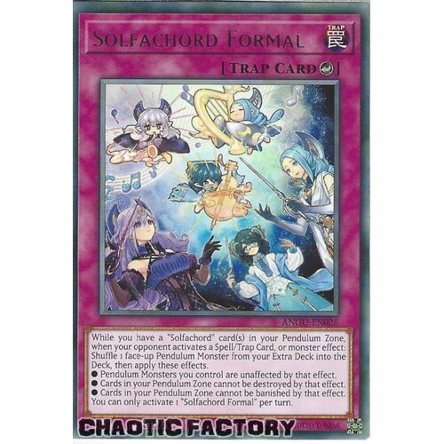 ANGU-EN026 Solfachord Formal Rare 1st Edition NM