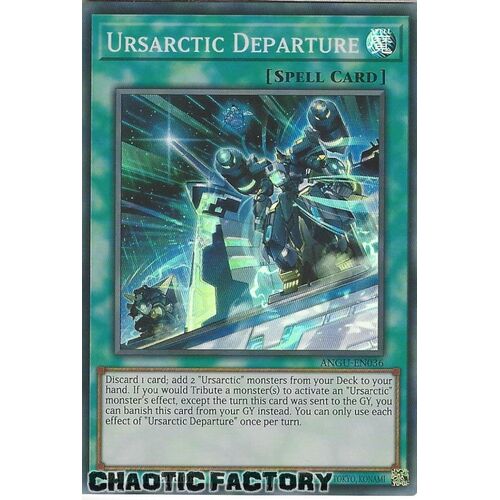 ANGU-EN036 Ursarctic Departure Super Rare 1st Edition NM