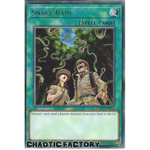 ANGU-EN051 Snake Rain Rare 1st Edition NM