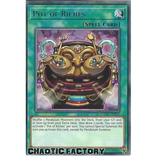 ANGU-EN055 Pot of Riches Rare 1st Edition NM