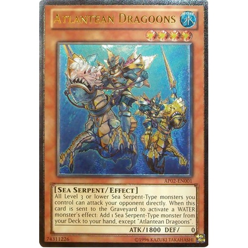 AP02-EN001 Atlantean Dragoons Ultimate Rare NM