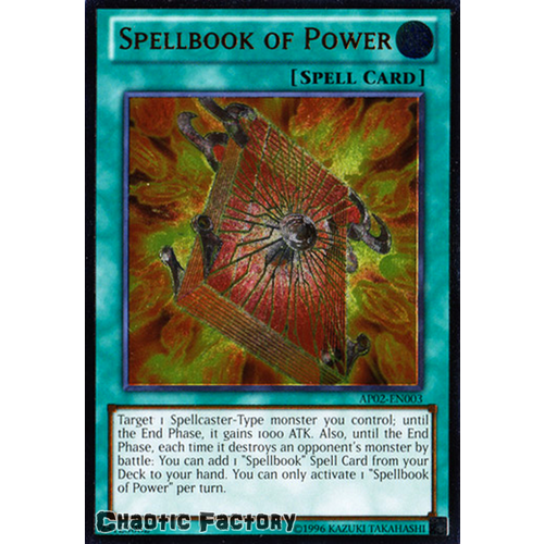 Ultimate Rare - Spellbook of Power - AP02-EN003 NM