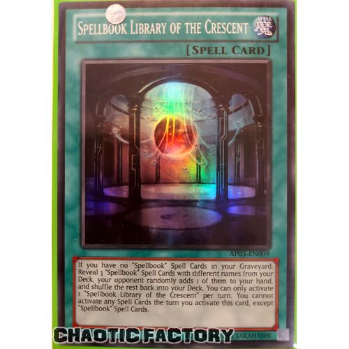 Spellbook Library of the Crescent - AP03-EN009 - Super Rare NM