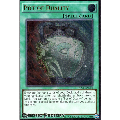 Ultimate Rare - Pot of Duality - AP05-EN003 NM