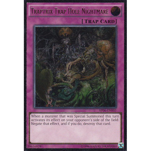 ULTIMATE RARE AP06-EN003 Traptrix Trap Hole Nightmare LP