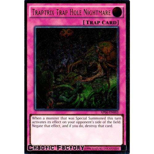 Traptrix Trap Hole Nightmare - AP06-EN003 - Ultimate Rare - 1st Edition NM
