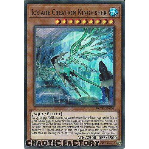 BACH-EN008 Icejade Creation Kingfisher Super Rare 1st Edition NM