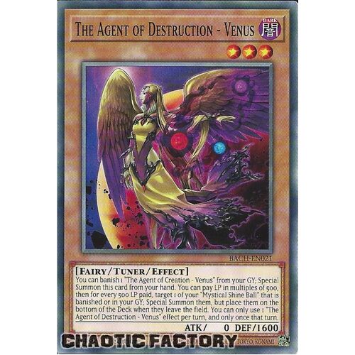 BACH-EN021 The Agent of Destruction - Venus Common 1st Edition NM