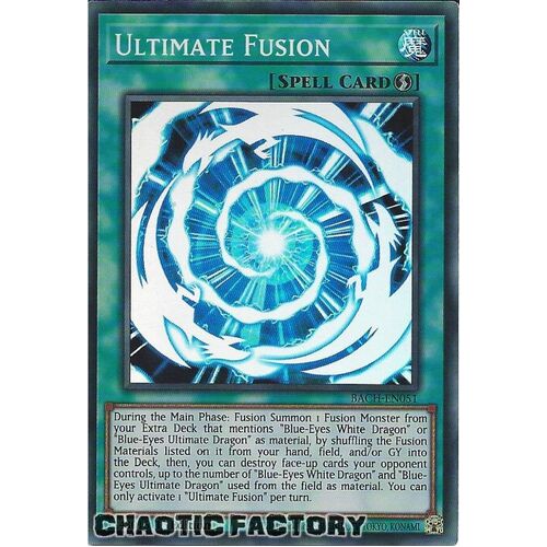 BACH-EN051 Ultimate Fusion Super Rare 1st Edition NM