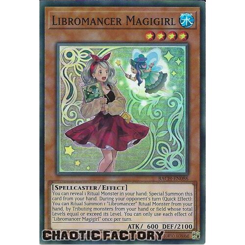 BACH-EN086 Libromancer Magigirl Super Rare 1st Edition NM