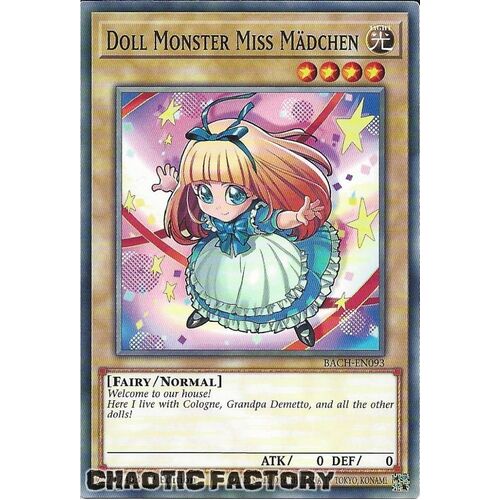 BACH-EN093 Doll Monster Miss Mädchen Common 1st Edition NM