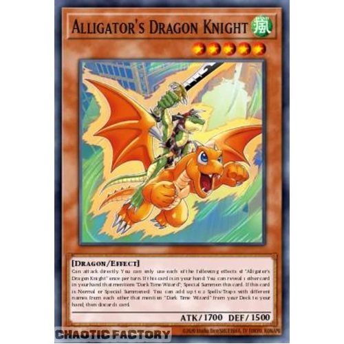 BETB-EN002 Alligator's Dragon Knight Common 1st Edition NM