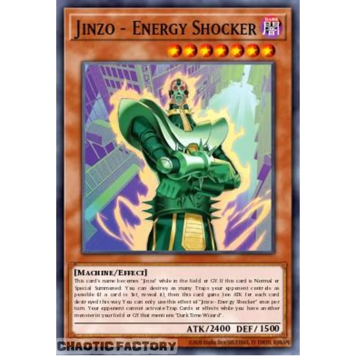 BETB-EN003 Jinzo - Energy Shocker Common 1st Edition NM