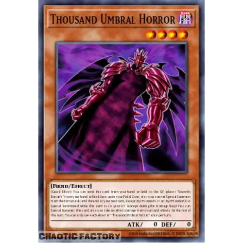 BETB-EN008 Thousand Umbral Horror Super Rare 1st Edition NM