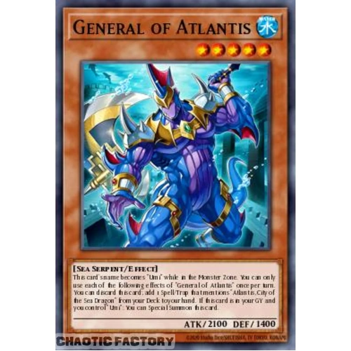 BETB-EN014 Warchief of Atlantis Ultra Rare 1st Edition NM