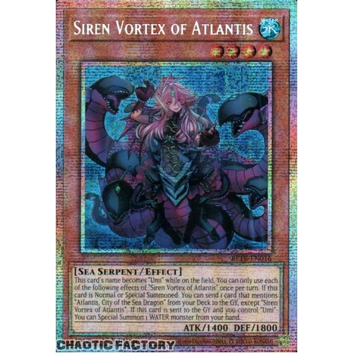 BETB-EN016 Siren Vortex of Atlantis Starlight Rare 1st Edition NM