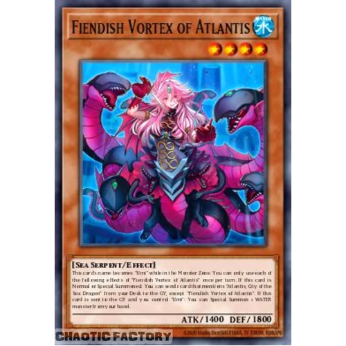 BETB-EN016 Siren Vortex of Atlantis Super Rare 1st Edition NM