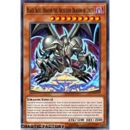 BETB-EN026 Black Skull Dragon, the Archfiend of Unity Super Rare 1st Edition NM