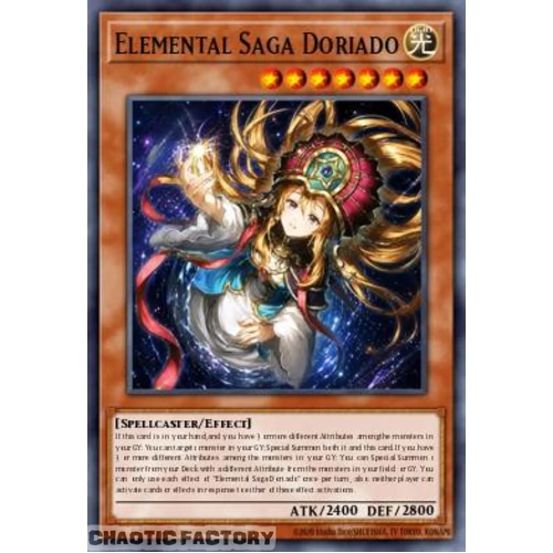BETB-EN028 Elemental Saga Doriado Secret Rare 1st Edition NM