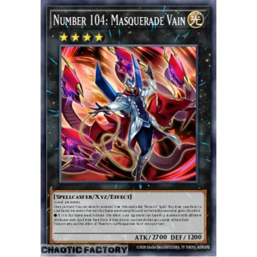 BETB-EN042 Number 104: Masquerade V Secret Rare 1st Edition NM