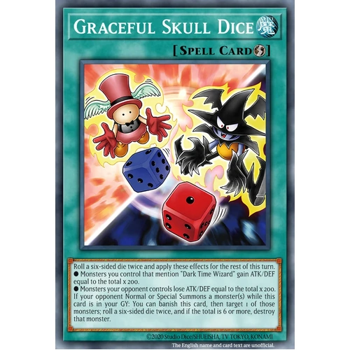 BETB-EN053 Graceful & Skull Dice Common 1st Edition NM