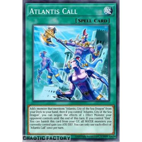 BETB-EN059 Call of Atlantis Ultra Rare 1st Edition NM