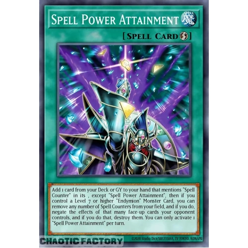 BETB-EN069 Spell Power Attainment Super Rare 1st Edition NM