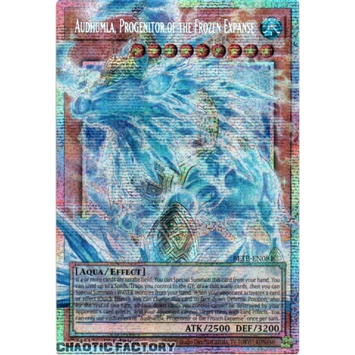 BETB-EN081 Audhumla, Progenitor of the Frozen Expanse OVERFRAME Starlight Rare 1st Edition NM