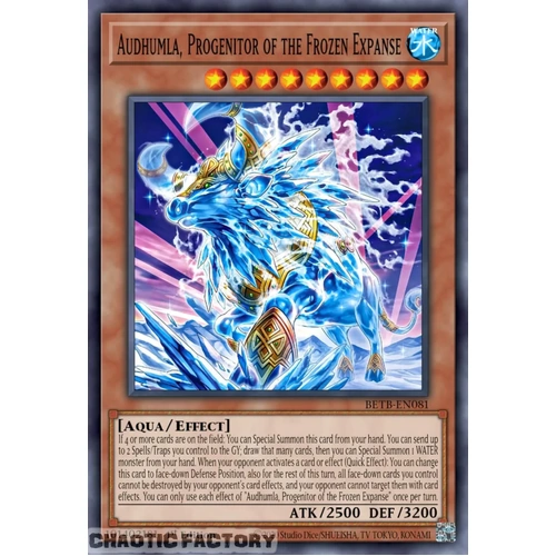 BETB-EN081 Audhumla, Progenitor of the Frozen Expanse Ultra Rare 1st Edition NM