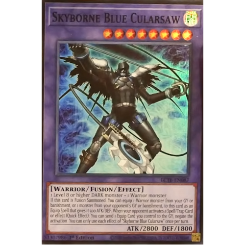 BETB-EN087 Skyborne Blue Cularsaw Super Rare 1st Edition NM