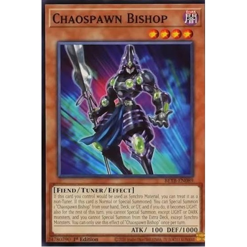 BETB-EN089 Chaospawn Bishop Common 1st Edition NM