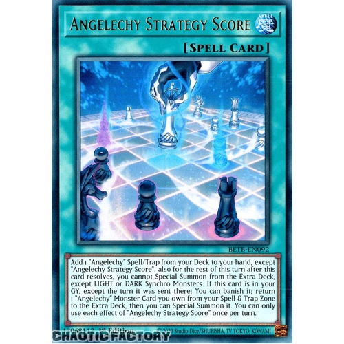 BETB-EN092 Angelechy Strategy Score Ultra Rare 1st Edition NM