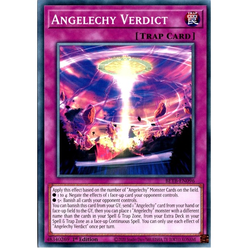 BETB-EN096 Angelechy Verdict Common 1st Edition NM