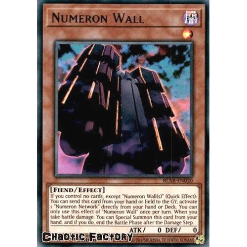 BLAR-EN020 Numeron Wall Ultra Rare 1st Edition NM